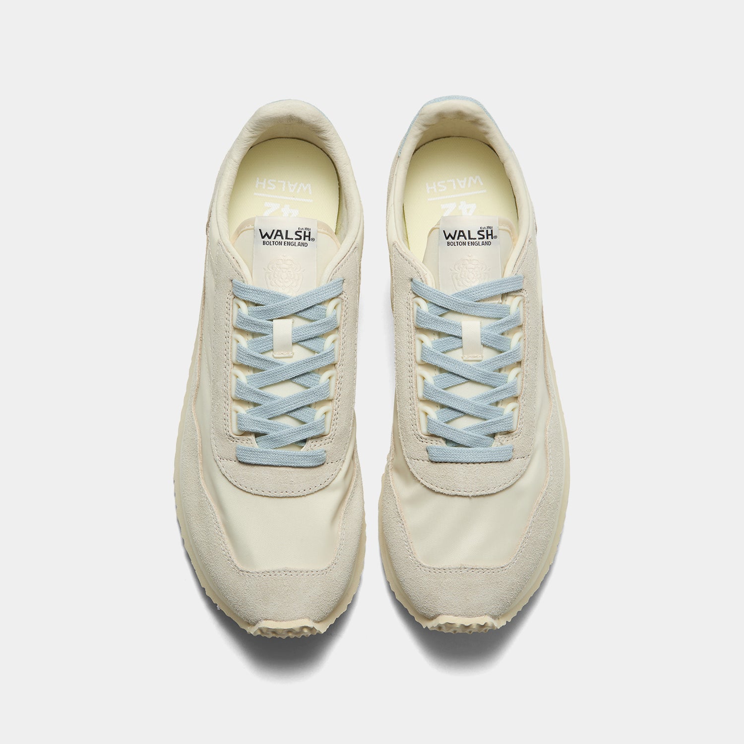 Ensign Lite - Off White & Cyan