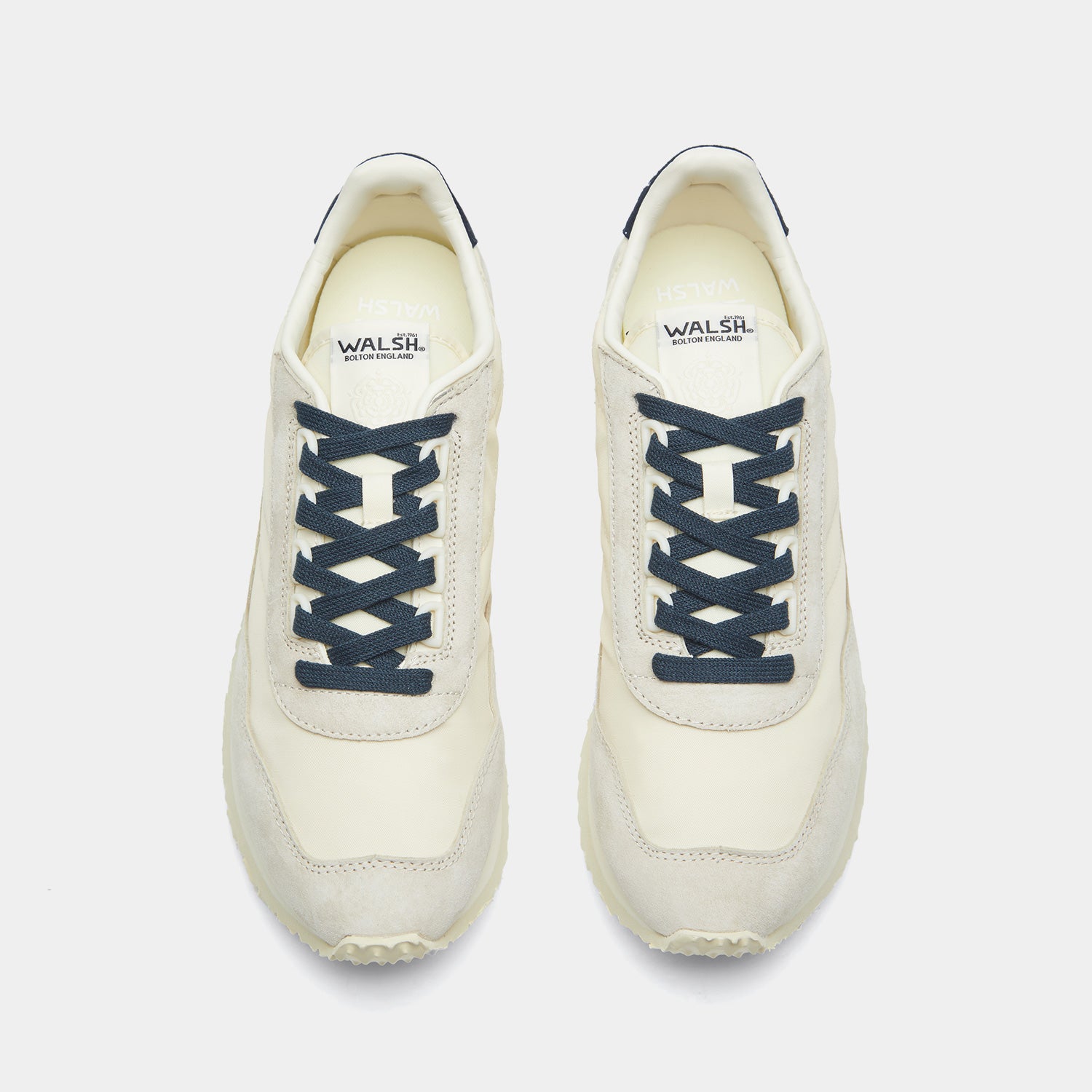 Ensign Lite - Off White & Deep Steel Blue