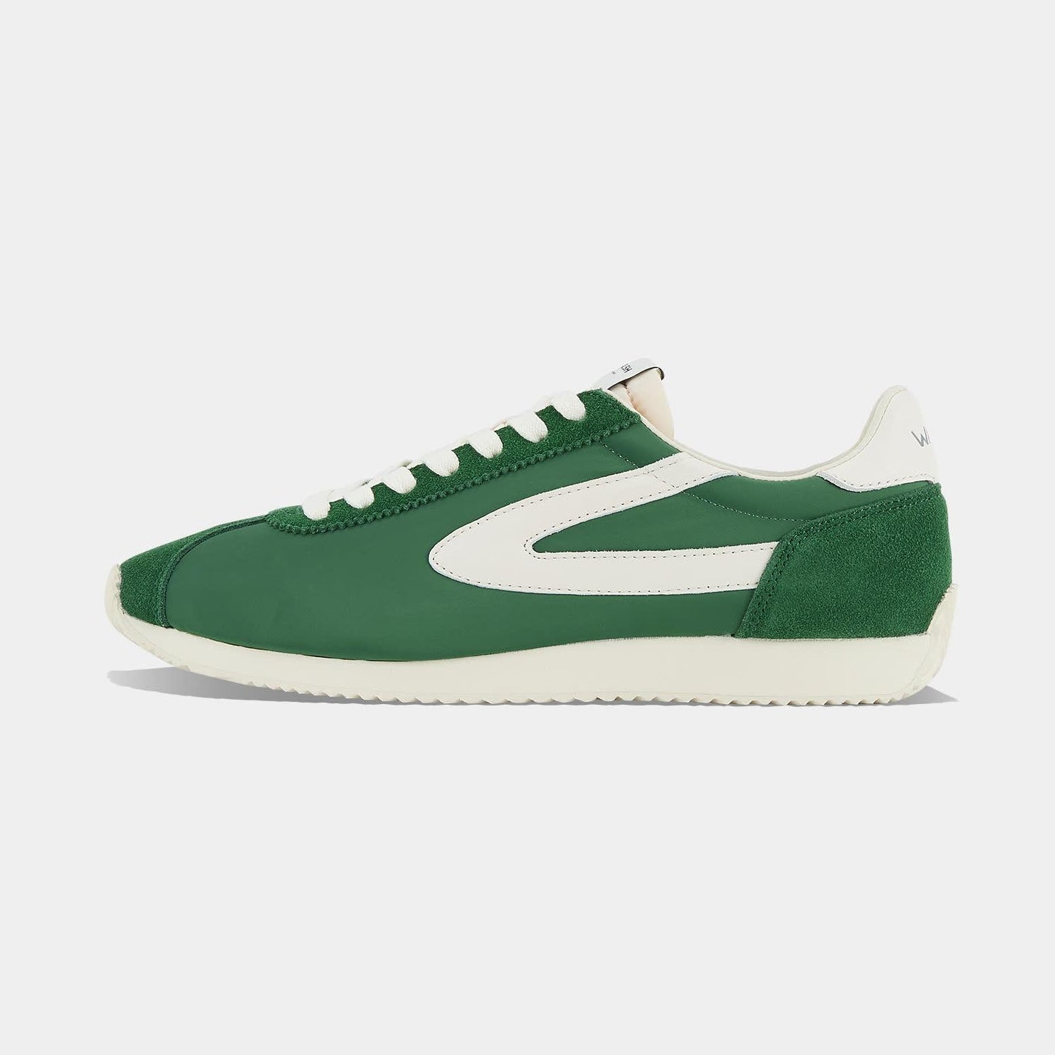 Unisex × Retro London Beige & Dark Green Sneakers